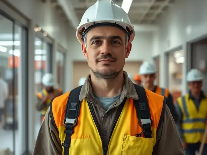 Professional commercial painting crew ready for your project