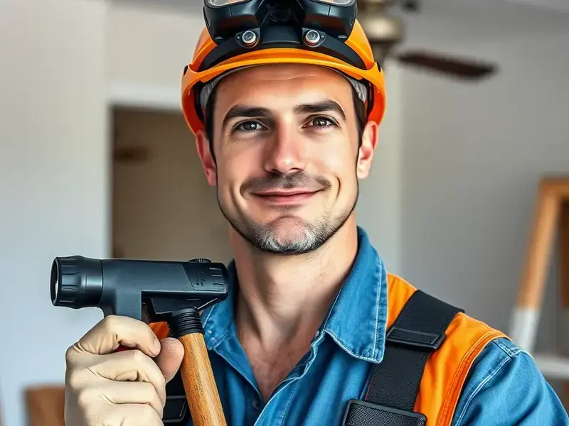 Professional drywall contractor ready to help with repairs